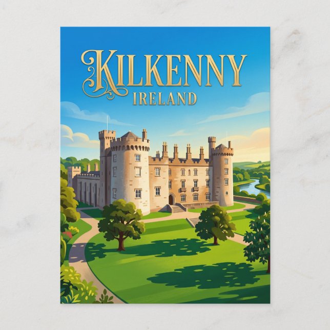 Kilkenny Castle Ireland Postcard (Front)