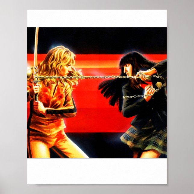 Kill Bill Fhight black mamba Vs Gogo  Poster (Front)