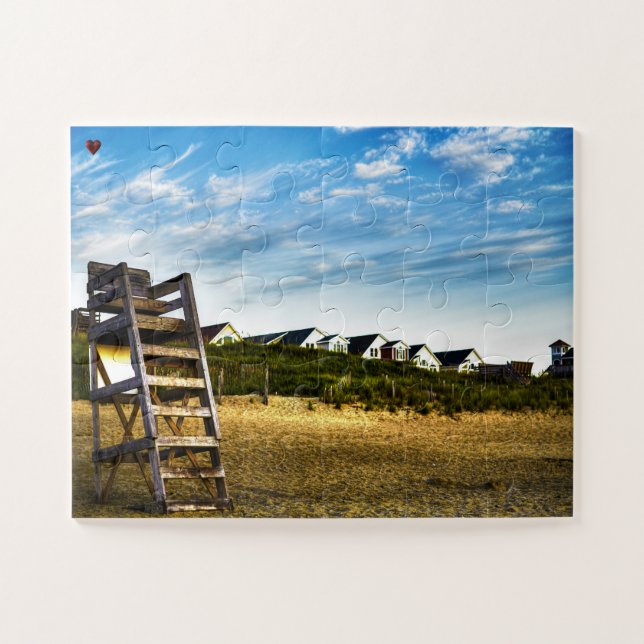 Kill Devil Hill Beach North Carolina Jigsaw Puzzle (Horizontal)
