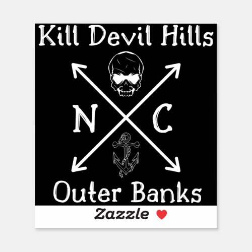 Kill Devil Hills Outer Banks Sticker