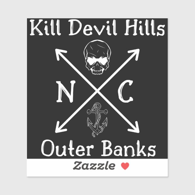 Kill Devil Hills Outer Banks Sticker (Sheet)