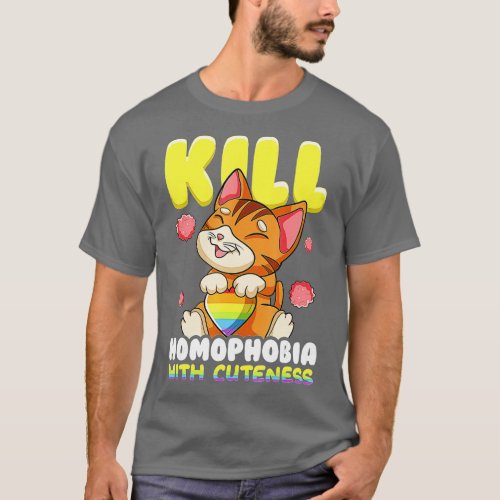 Kill Homophobia with Cuteness Equality  T_Shirt