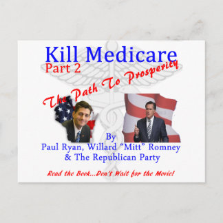 Kill Medicare Part 2 Postcard