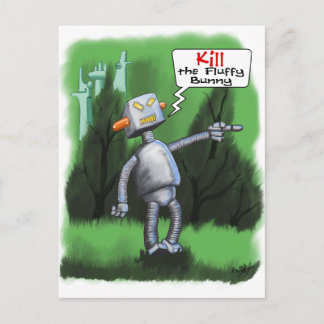 Kill the Fluffy Bunny Postcard