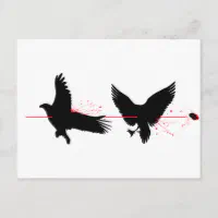 Kill Two Birds With One Stone Postcard