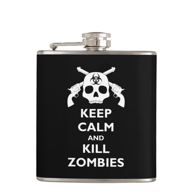 Kill Zombies Flask (Front)