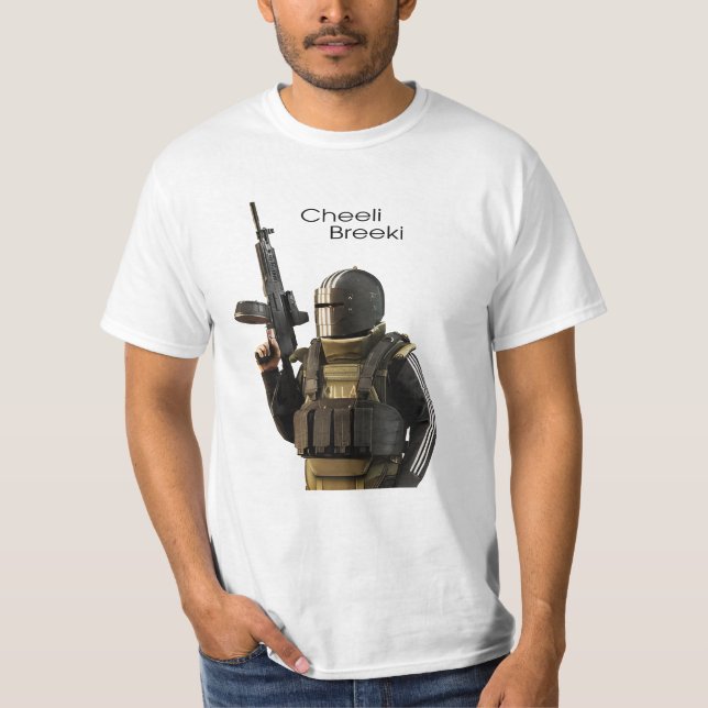 Killa "Cheeki Breeki" Escape From Tarkov T-Shirt (Front)