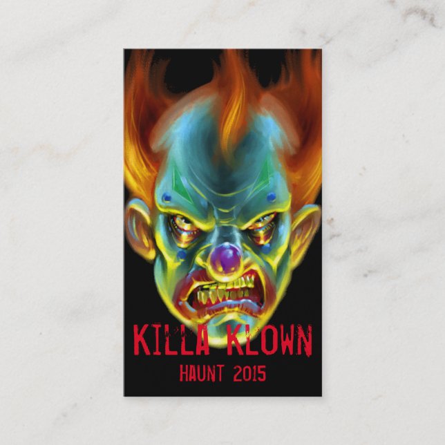 Killa Klown Business Card (Front)