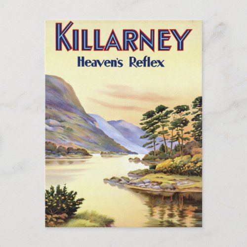 Killarney Heavens Reflex Postcard
