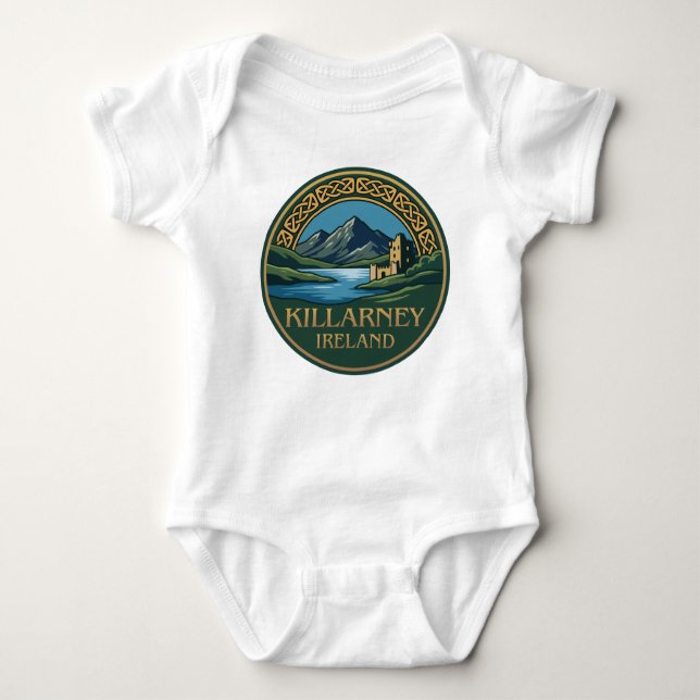 Killarney Ireland Baby Bodysuit (Front)
