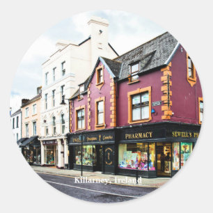 Killarney, Ireland cityscape Classic Round Sticker