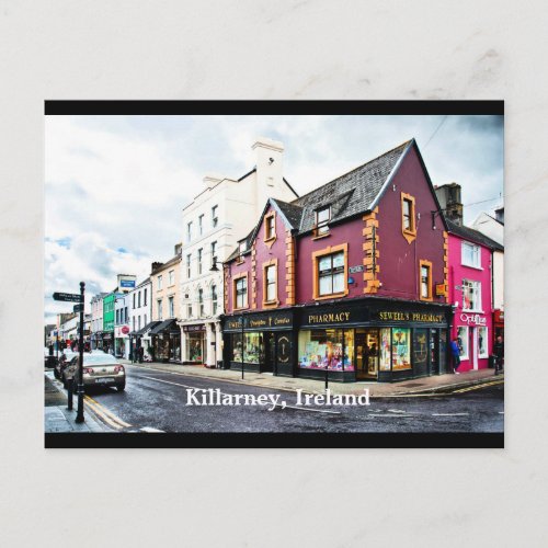 Killarney Ireland street view Postcard