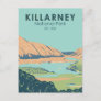 Killarney National Park Ireland Travel Art Vintage Postcard