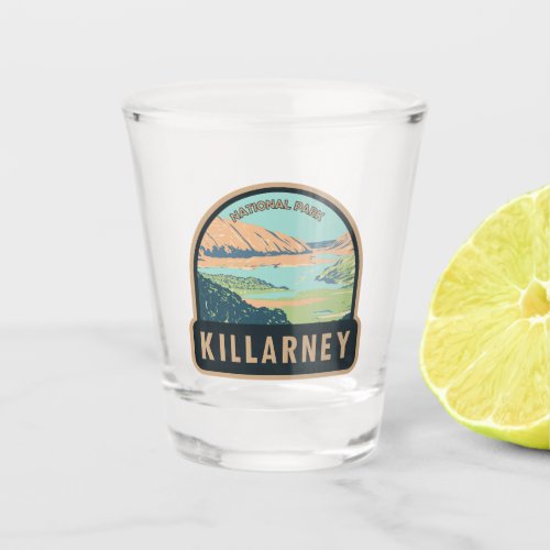 Killarney National Park Ireland Travel Art Vintage Shot Glass