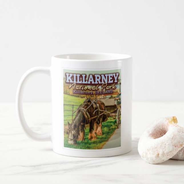 KILLARNEY NATIONAL PARK - KILLARNEY IRELAND COFFEE MUG (With Donut)
