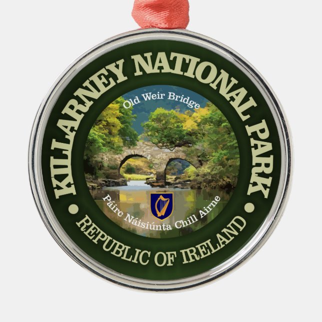 Killarney National Park Metal Ornament (Front)