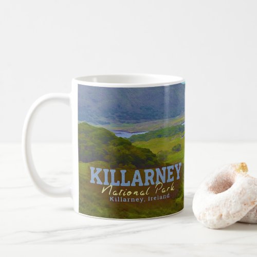 KILLARNEY WATERCOLOR _ KILLARNEY LAKE IRELAND COFFEE MUG