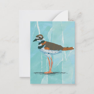 Killdeer Bird Blank Notecard 