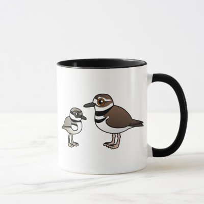 Killdeer &amp; chick mug