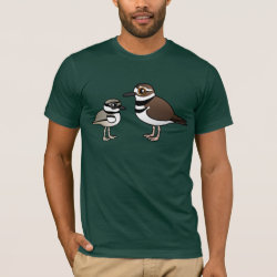 Killdeer & Chick Men's Basic American Apparel T-Shirt