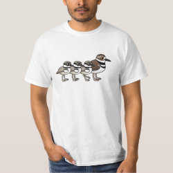 Killdeer & three chicks Men's Crew Value T-Shirt