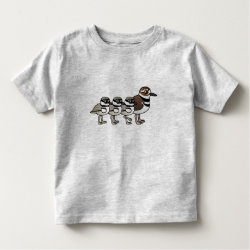 Killdeer & three chicks Toddler Fine Jersey T-Shirt