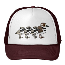 Killdeer & three chicks Trucker Hat