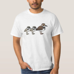 Killdeer & two chicks Men's Crew Value T-Shirt