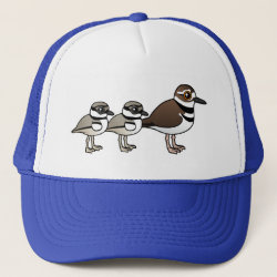 Killdeer & two chicks Trucker Hat