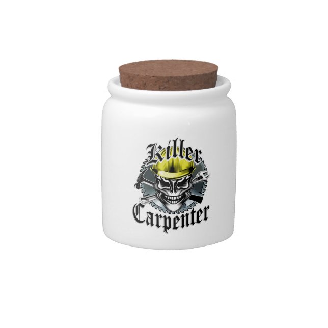 Killer Carpenter Candy Jar (Front)