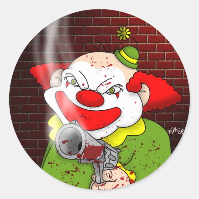 Killer Clown Stickers (Front)