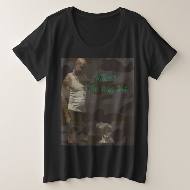 Killer D Plus Size T-Shirt (Design Front)