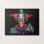 Killer Evil Clown Jigsaw Puzzle at Zazzle