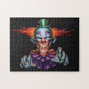 Killer Evil Clown Jigsaw Puzzle