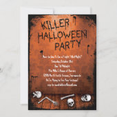 Killer Halloween Party with Skulls Invitation | Zazzle