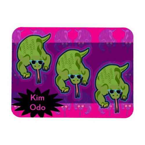 Killer Neon Komodo Dragon Magnet