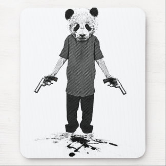Killer panda mouse pad