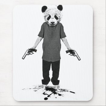 Killer Panda Mouse Pad by jahwil at Zazzle