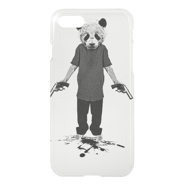 Killer panda uncommon iPhone case (Back)