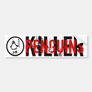 KILLER PENGUINS BUMPER STICKER