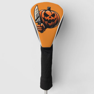 Killer Pumpkin - Halloween Horror Jack-o-Lantern Golf Head Cover