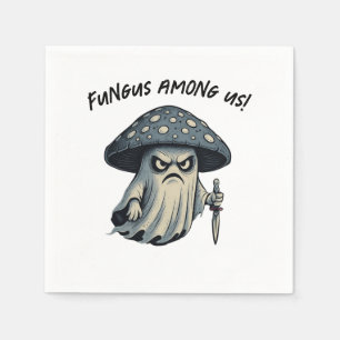 Killer 'Shroom – Spooky Ghost with Knife Napkins