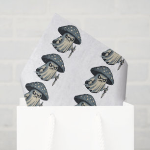 Killer 'Shroom – Spooky Ghost with Knife  Tissue Paper