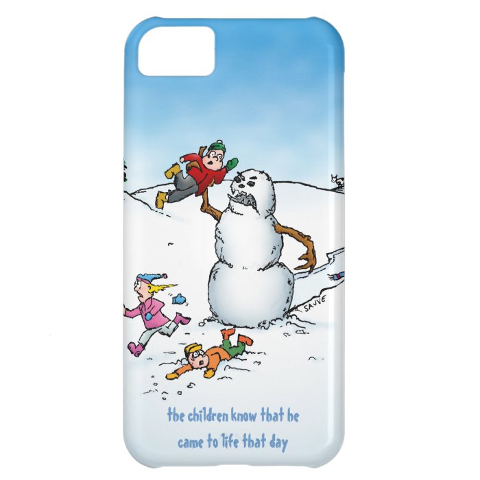 Killer Snowman Funny Cartoon iPhone 5C Cover