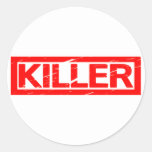 Killer Stamp Classic Round Sticker