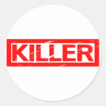 Killer Stamp Classic Round Sticker