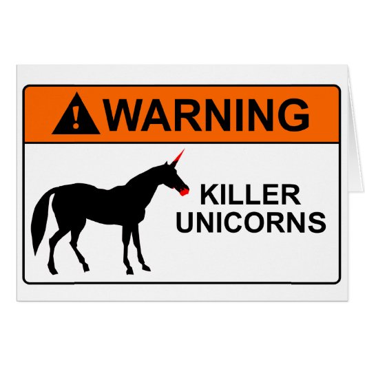 Killer Unicorns Cards (Front Horizontal)