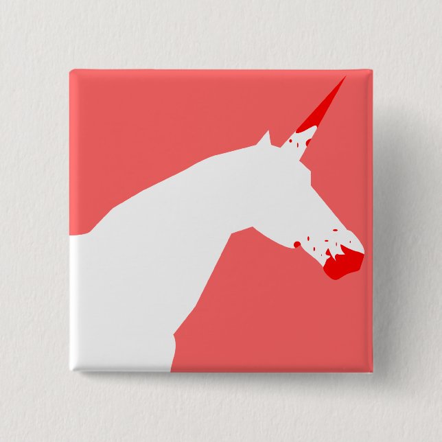 Killer Unicorns (Image Only) Pinback Button (Front)