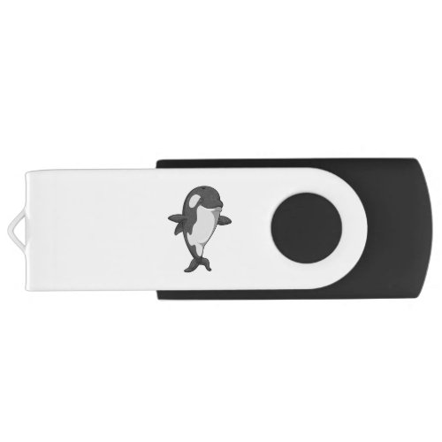 Killer whale at Yoga Fitness in Standing Flash Drive
