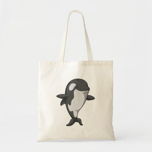 Killer whale at Yoga Fitness in Standing Tote Bag